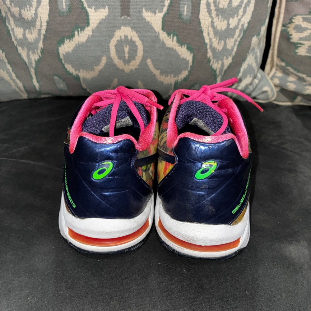 Asics Gel-Solution Speed 3 NYC Limited Edition Comic Print Tennis Shoes Womens - Picture 5 of 9